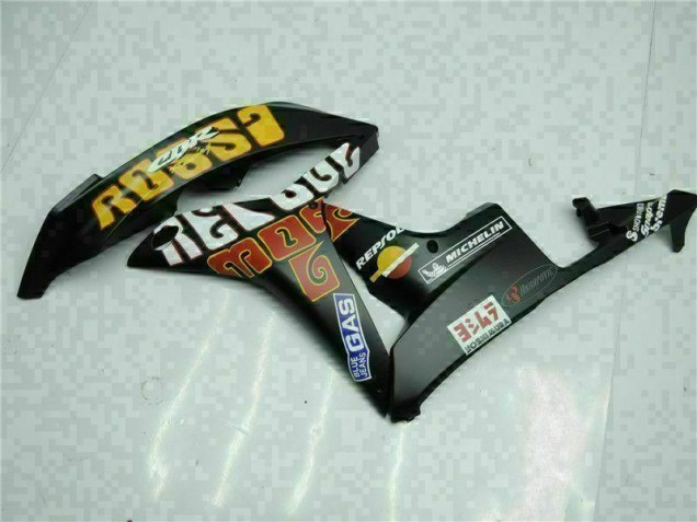 07-08 Schwarz Gelb Repsol 46 CBR600RR Motorrad Verkleidung 07-08 Schwarz Gelb Repsol 46 CBR600RR Motorrad Verkleidung