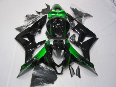 07-08 Schwarz Grün CBR600RR Motorrad Verkleidungen