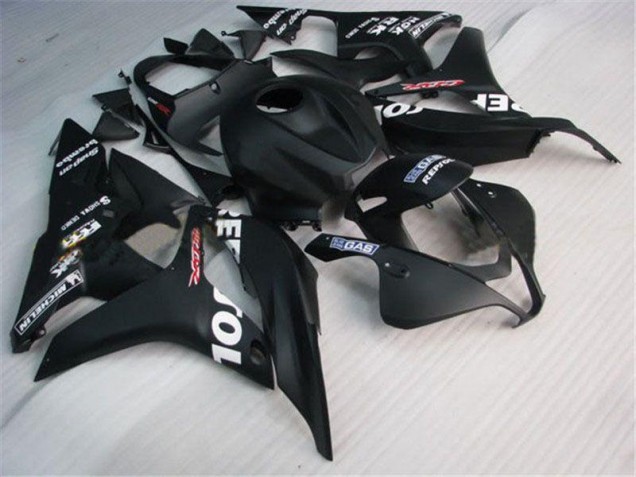 07-08 Schwarz Repsol CBR600RR Motorrad Verkleidung