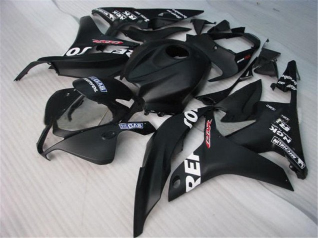 07-08 Schwarz Repsol CBR600RR Motorrad Verkleidung