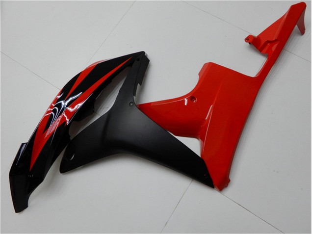 07-08 Schwarz Rot CBR600RR Motorrad Vollverkleidung