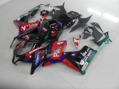 07-08 Schwarz Rot Pata CBR600RR Motorrad Verkleidung
