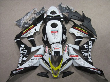 07-08 Schwarz Rot Weiß DENSO CBR600RR Motorrad Verkleidung