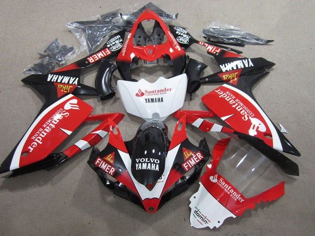 07-08 Schwarz Rot Weiß SantUnder YZF R1 Motorrad Verkleidung 07-08 Schwarz Rot Weiß SantUnder YZF R1 Motorrad Verkleidung