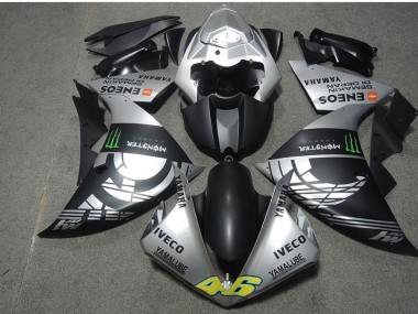 07-08 Schwarz Silber Monster IVECO 46 CBR600RR Motorrad Verkleidung