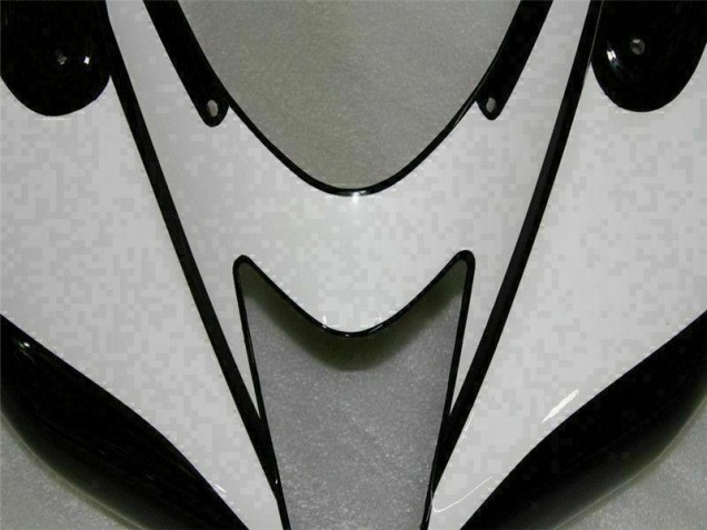 07-08 Schwarz Weiß ZX6R Motorrad Verkleidungen