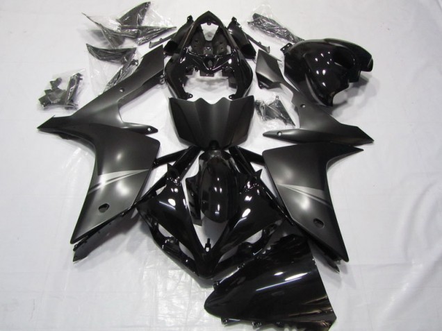 07-08 Schwarz YZF R1 Motorrad Verkleidung & Plastik
