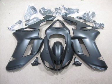 07-08 Schwarz ZX6R Motorrad Verkleidung Komplett Sets