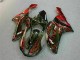 07-08 Schwarz rote Flamme ZX6R Motorrad Verkleidung 07-08 Schwarz rote Flamme ZX6R Motorrad Verkleidung