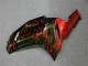 07-08 Schwarz rote Flamme ZX6R Motorrad Verkleidung 07-08 Schwarz rote Flamme ZX6R Motorrad Verkleidung