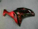07-08 Schwarz rote Flamme ZX6R Motorrad Verkleidung 07-08 Schwarz rote Flamme ZX6R Motorrad Verkleidung