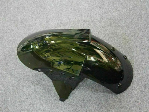07-08 Schwarz rote Flamme ZX6R Motorrad Verkleidung 07-08 Schwarz rote Flamme ZX6R Motorrad Verkleidung