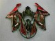 07-08 Schwarz rote Flamme ZX6R Motorrad Verkleidung 07-08 Schwarz rote Flamme ZX6R Motorrad Verkleidung