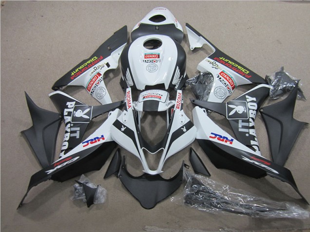 07-08 Schwarz weißes HRC CBR600RR Motorrad Verkleidung 07-08 Schwarz weißes HRC CBR600RR Motorrad Verkleidung