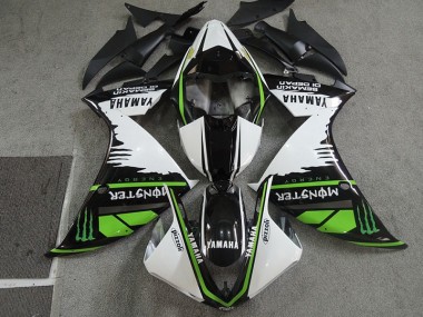 07-08 Schwarz weißes Monster Pizzoli CBR600RR Motorrad Verkleidung
