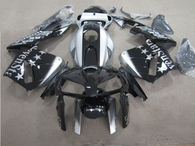 07-08 Schwarze SevenStars CBR600RR Motorrad Verkleidung