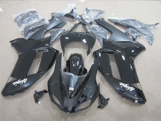 07-08 Schwarzer Ninja ZX6R Motorrad Verkleidung 07-08 Schwarzer Ninja ZX6R Motorrad Verkleidung