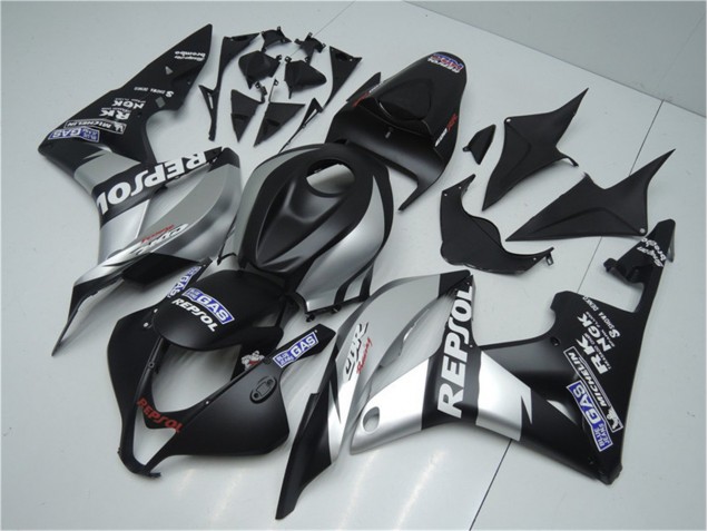07-08 Silber Repsol Schwarz CBR600RR Motorrad Verkleidung