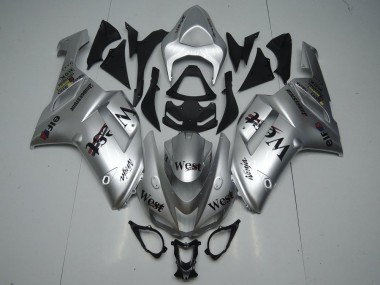 07-08 Silber West ZX6R Motorrad Verkleidung