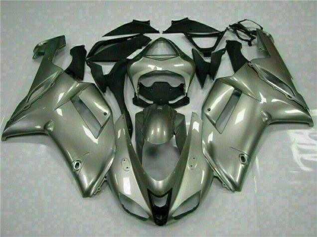 07-08 Silber ZX6R Motorrad Verkleidung 07-08 Silber ZX6R Motorrad Verkleidung