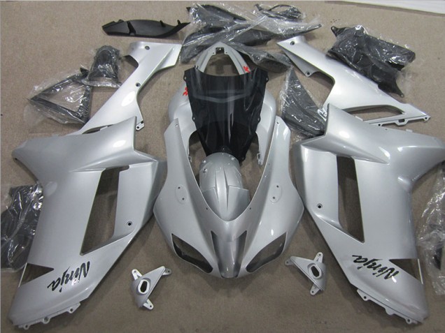 07-08 Silber ZX6R Motorrad Verkleidungen 07-08 Silber ZX6R Motorrad Verkleidungen