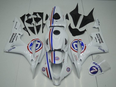 07-08 Weiß CBR600RR Motorrad Verkleidungen
