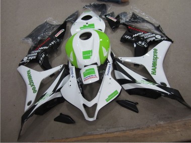 07-08 Weiß Grün Hannspree CBR600RR Motorrad Verkleidung