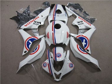 07-08 Weiß R CBR600RR Motorrad Verkleidung
