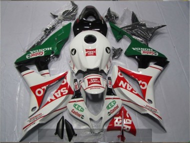 07-08 Weiß Rot Grün San Carlo Castrol CBR600RR Motorrad Verkleidung
