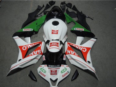 07-08 Weiß Rot MORELLATO San Carlo CBR600RR Motorrad Verkleidung
