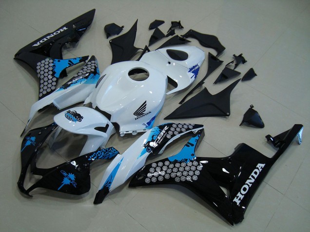 07-08 Weiß Schwarz Blau CBR600RR Motorrad Verkleidung