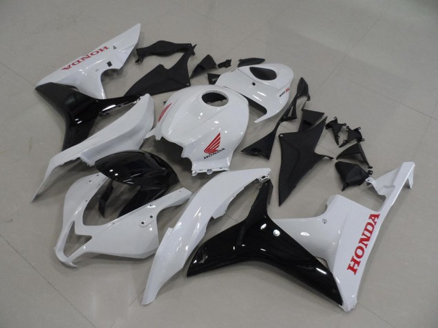 07-08 Weiß Schwarz CBR600RR Motorrad Verkleidungen 07-08 Weiß Schwarz CBR600RR Motorrad Verkleidungen