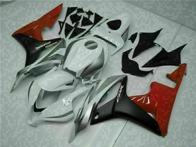 07-08 Weiß Schwarz Rot CBR600RR Motorrad Vollverkleidung