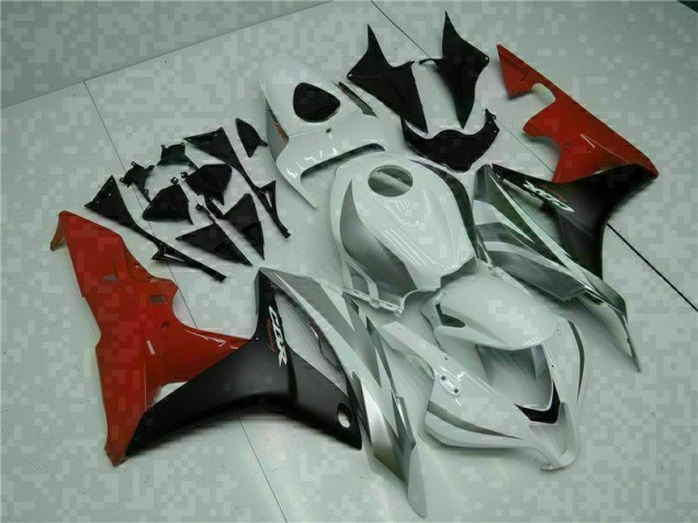 07-08 Weiß Schwarz Rot CBR600RR Motorrad Vollverkleidung