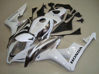07-08 Weiß Silber CBR600RR Motorrad Verkleidung