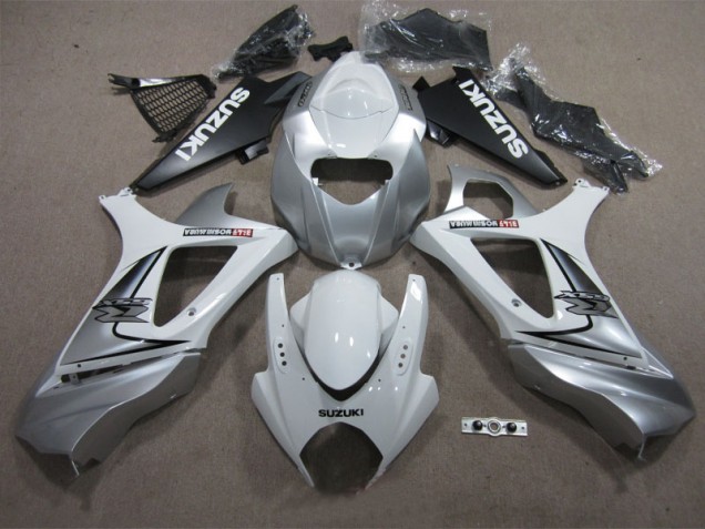 07-08 Weiß Silber GSXR 1000 Motorrad Verkleidung 07-08 Weiß Silber GSXR 1000 Motorrad Verkleidung