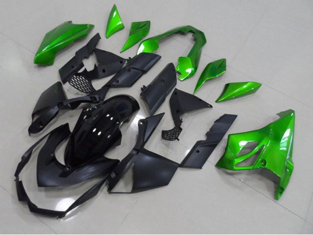 07-09 Schwarz Grün Z1000 Motorrad Verkleidung