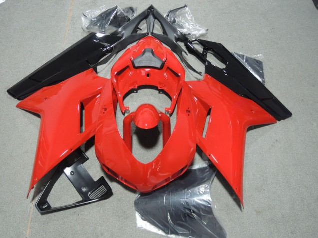 07-14 Rot Schwarz Ducati 1098 Motorrad Verkleidung 07-14 Rot Schwarz Ducati 1098 Motorrad Verkleidung