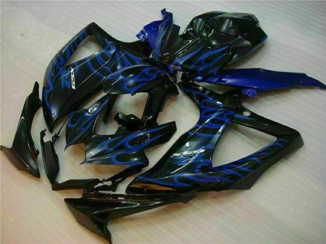08-10 Blau Schwarz GSXR 600/750 Motorrad Verkleidung 08-10 Blau Schwarz GSXR 600/750 Motorrad Verkleidung