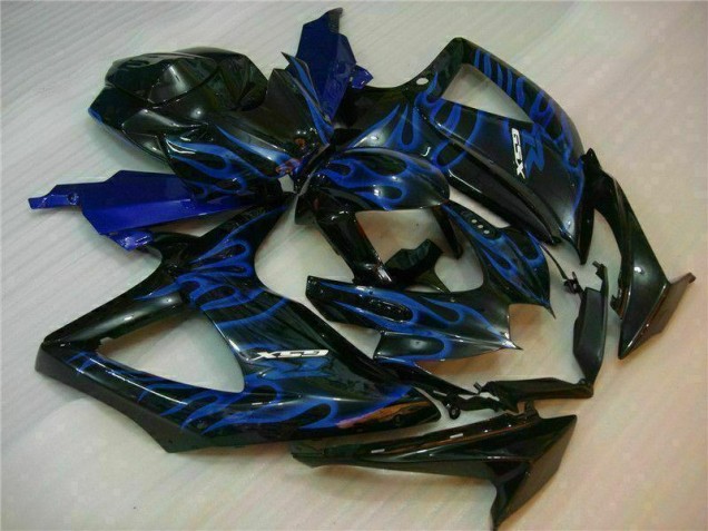 08-10 Blau Schwarz GSXR 600/750 Motorrad Verkleidung 08-10 Blau Schwarz GSXR 600/750 Motorrad Verkleidung