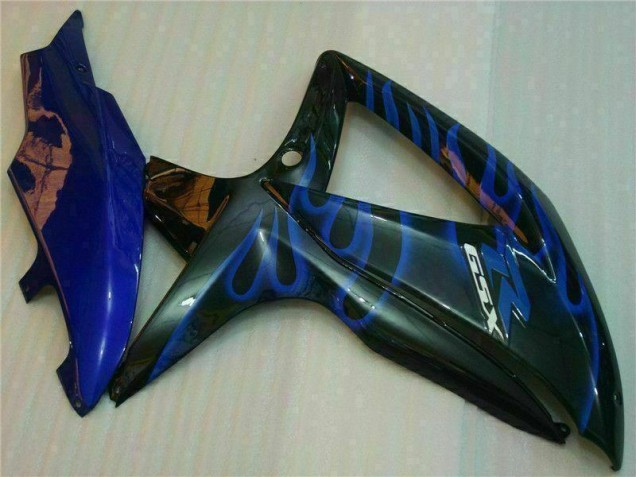 08-10 Blau Schwarz GSXR 600/750 Motorrad Verkleidung 08-10 Blau Schwarz GSXR 600/750 Motorrad Verkleidung