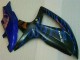 08-10 Blau Schwarz GSXR 600/750 Motorrad Verkleidung 08-10 Blau Schwarz GSXR 600/750 Motorrad Verkleidung