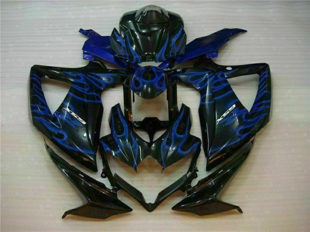 08-10 Blau Schwarz GSXR 600/750 Motorrad Verkleidung 08-10 Blau Schwarz GSXR 600/750 Motorrad Verkleidung