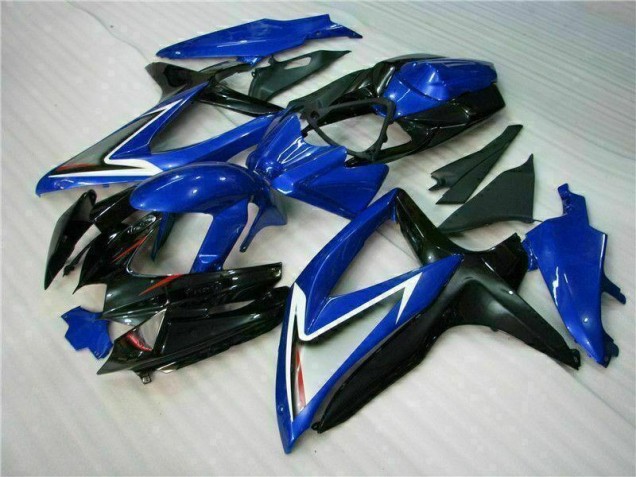 08-10 Blau Schwarz GSXR 600/750 Motorrad Vollverkleidung 08-10 Blau Schwarz GSXR 600/750 Motorrad Vollverkleidung