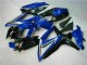 08-10 Blau Schwarz GSXR 600/750 Motorrad Vollverkleidung 08-10 Blau Schwarz GSXR 600/750 Motorrad Vollverkleidung