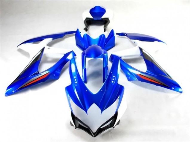 08-10 Blau Weiß GSXR 600/750 Motorrad Verkleidung & Plastik 08-10 Blau Weiß GSXR 600/750 Motorrad Verkleidung & Plastik