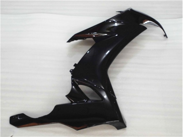 08-10 Glänzend Schwarz ZX10R Motorrad Verkleidungen 08-10 Glänzend Schwarz ZX10R Motorrad Verkleidungen