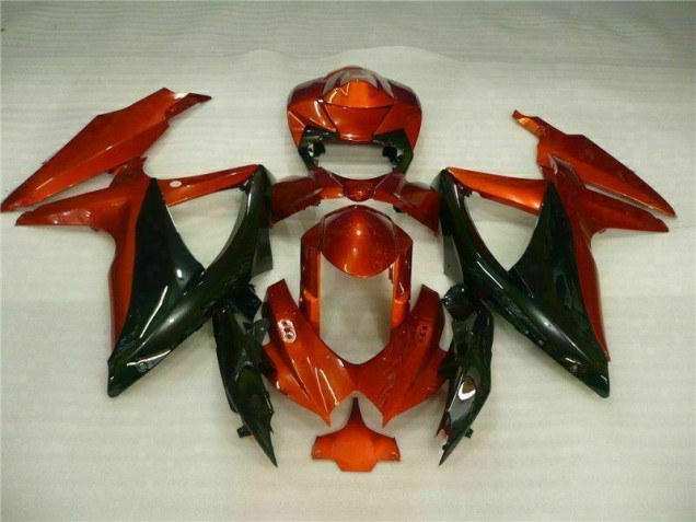 08-10 Rot Schwarz GSXR 600/750 Motorrad Verkleidungen