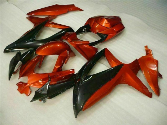 08-10 Rot Schwarz GSXR 600/750 Motorrad Verkleidungen