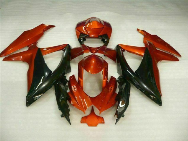 08-10 Rot Schwarz GSXR 600/750 Motorrad Verkleidungen